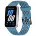 Bracelet silicone respirant Samsung Galaxy Fit 3 (grisbleu)