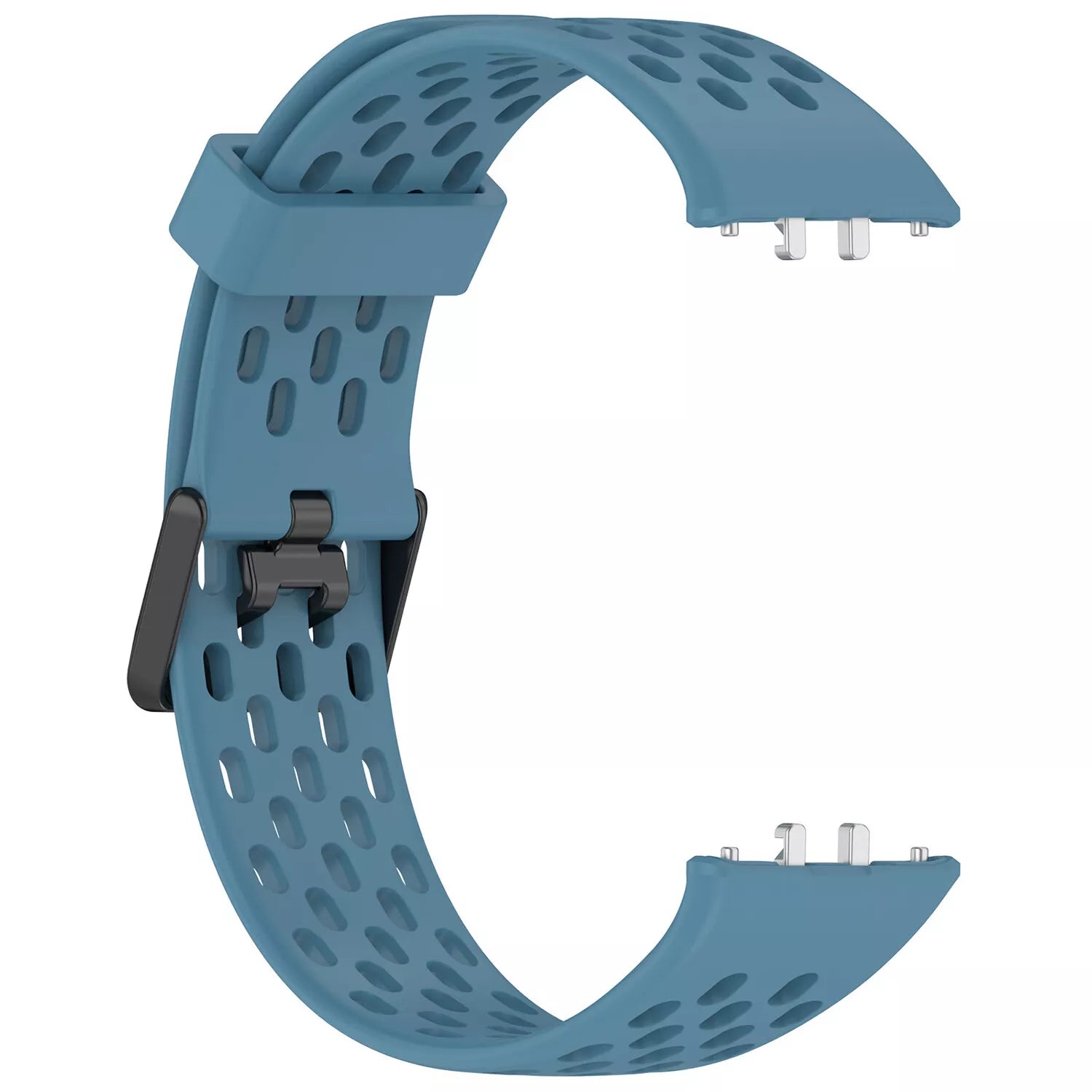 Bracelet silicone respirant Samsung Galaxy Fit 3 (grisbleu)