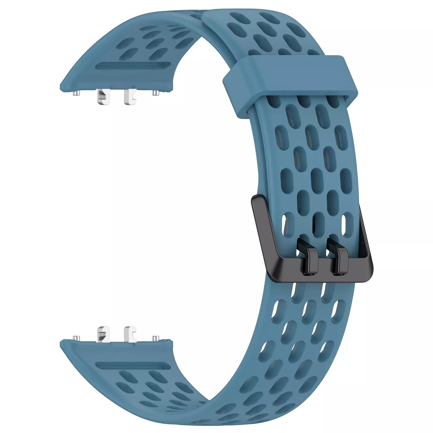 Bracelet silicone respirant Samsung Galaxy Fit 3 (grisbleu)