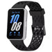 Bracelet silicone respirant Samsung Galaxy Fit 3 (noir)