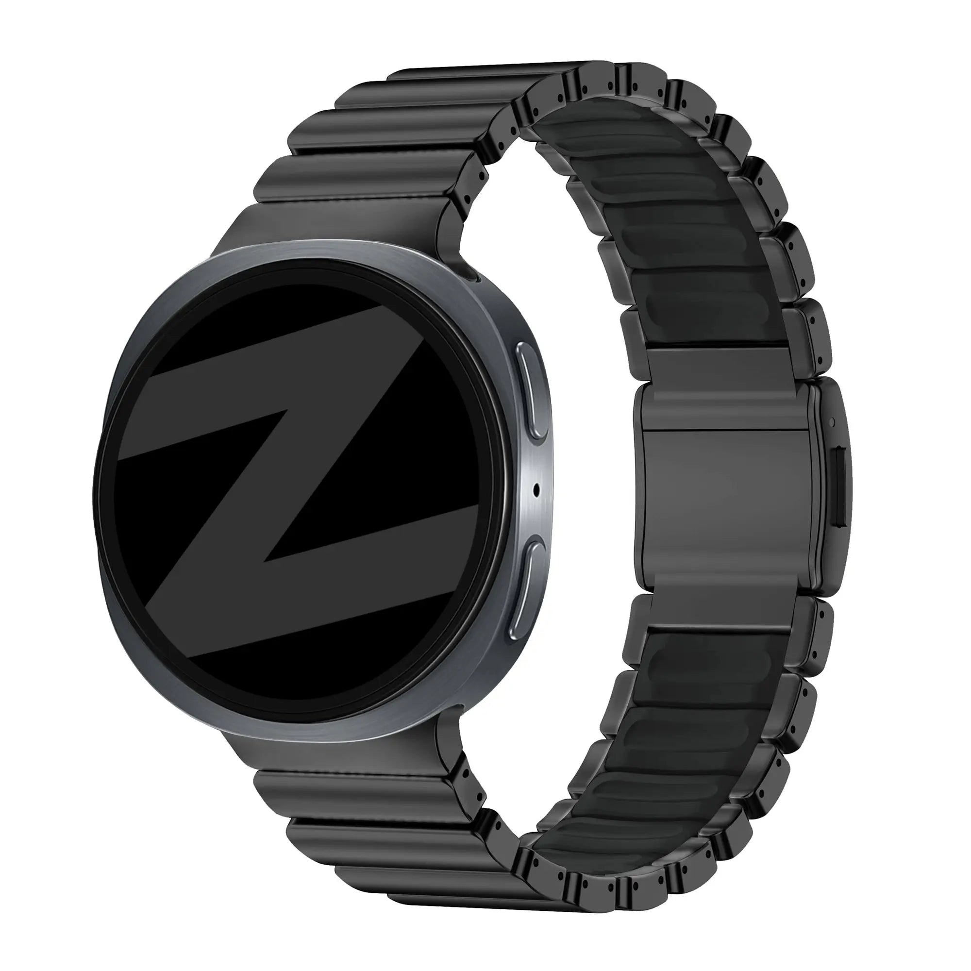 Bandz Samsung Galaxy Watch 9 - 40mm Titanium Strap 'Hybrid' (Black)