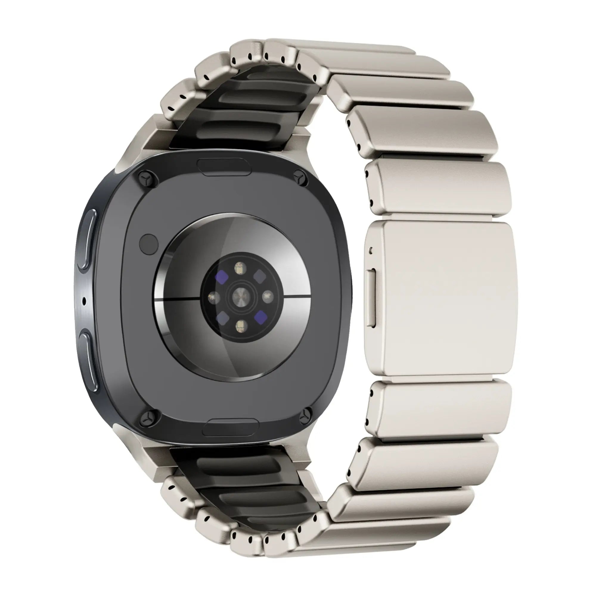 Bandz Bracelet titane 'Hybrid' Samsung Galaxy Watch 8 - 44mm (titane/noir)