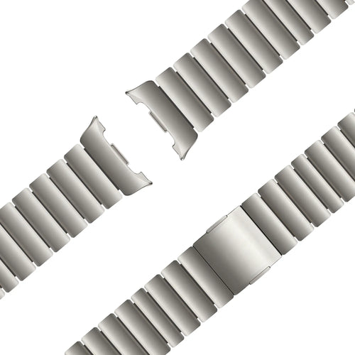 Bandz Bracelet titane 'Hybrid' Samsung Galaxy Watch 8 Classic (titane/noir)
