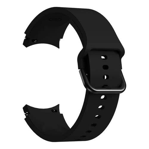 Bracelet silicone boucle Samsung Galaxy Watch 4 Classic - 42mm (noir)
