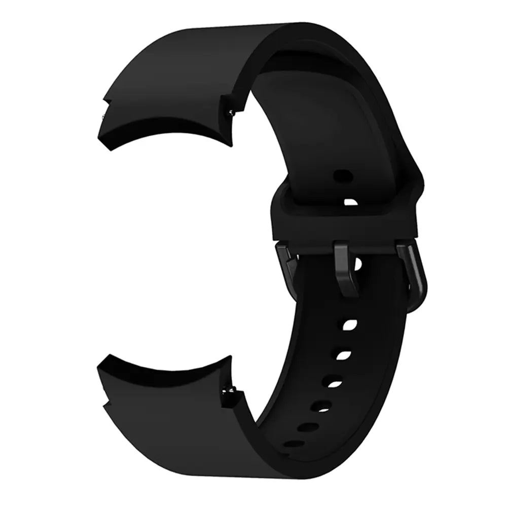 Bracelet silicone boucle Samsung Galaxy Watch 4 Classic - 42mm (noir)