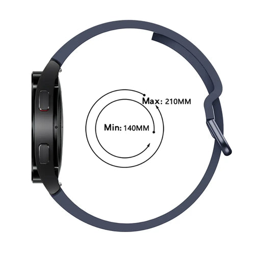 Bracelet silicone boucle Samsung Galaxy Watch 5 - 40mm (bleu foncé)