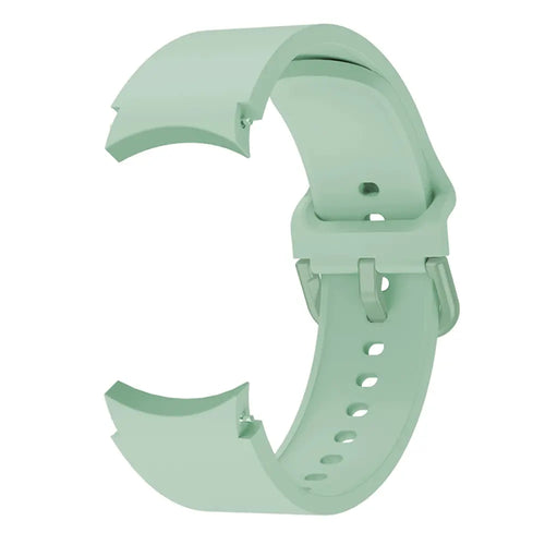 Samsung Galaxy Watch 5 - 40mm Buckled Silicone Strap (Light Green)