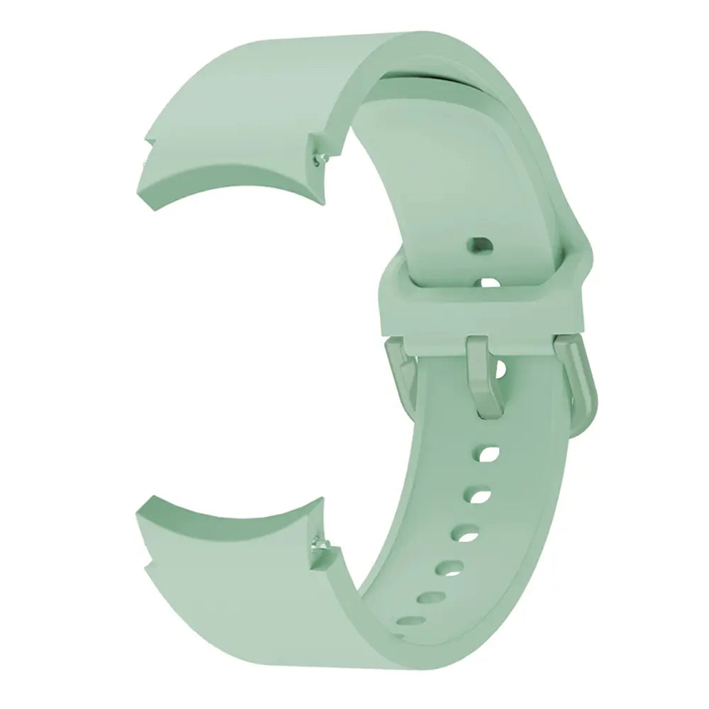 Samsung Galaxy Watch 5 - 40mm Buckled Silicone Strap (Light Green)