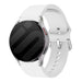 Bracelet silicone boucle Samsung Galaxy Watch 4 Classic - 46mm (blanc)