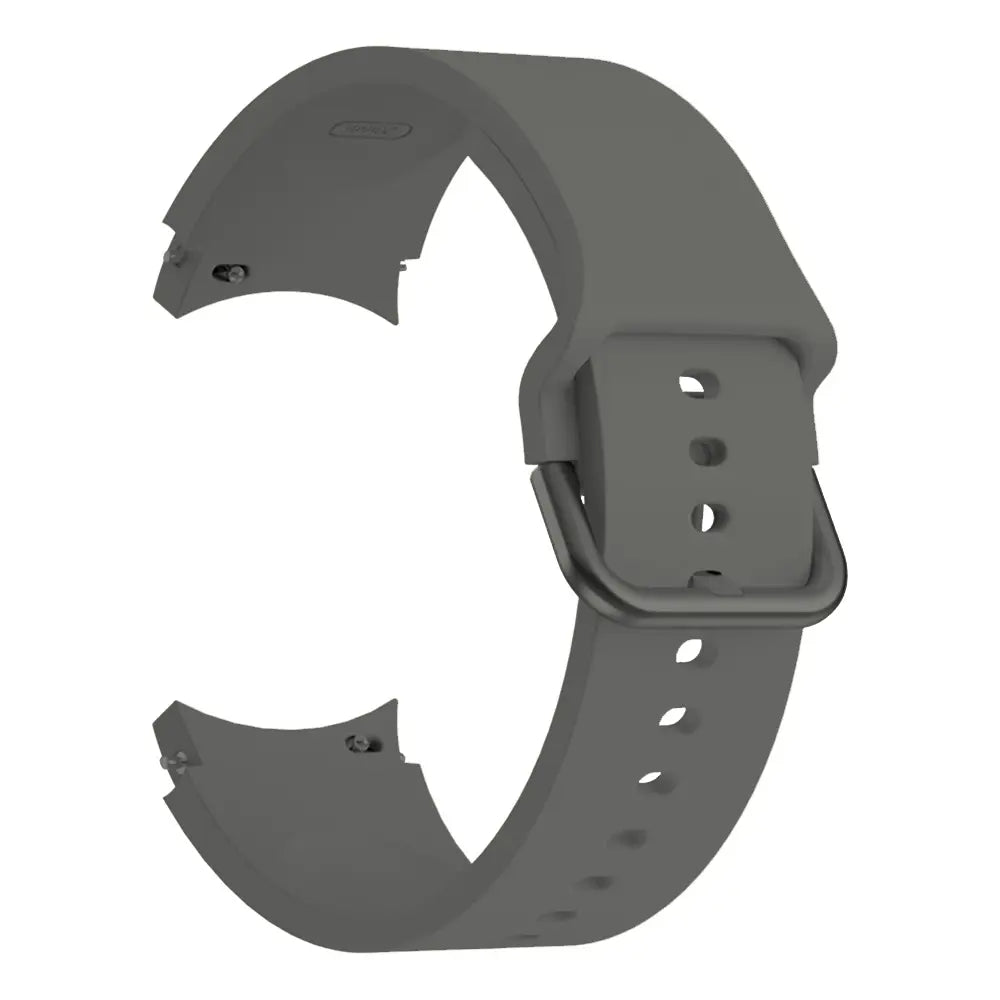 Samsung Galaxy Watch 6 Classic - 43mm Buckled Silicone Strap (Dark Grey)