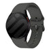 Samsung Galaxy Watch 6 Classic - 43mm Buckled Silicone Strap (Dark Grey)