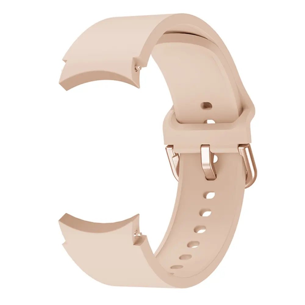 Bracelet silicone boucle Samsung Galaxy Watch FE (rose sable)