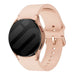 Bracelet silicone boucle Samsung Galaxy Watch FE (rose sable)