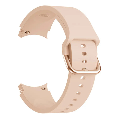 Bracelet silicone boucle Samsung Galaxy Watch FE (rose sable)