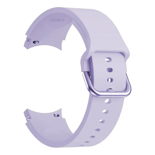 Samsung Galaxy Watch 6 - 44mm Buckled Silicone Strap (Light Purple)