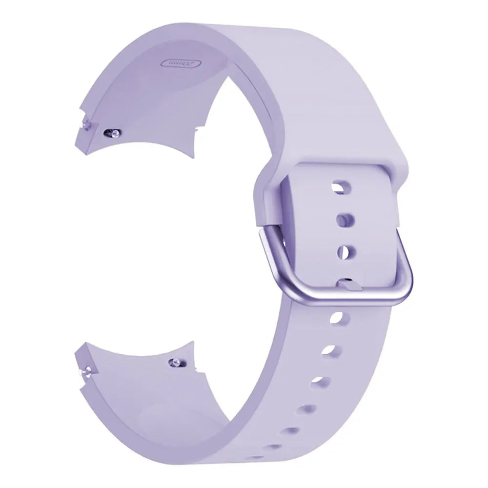 Samsung Galaxy Watch 6 - 44mm Buckled Silicone Strap (Light Purple)