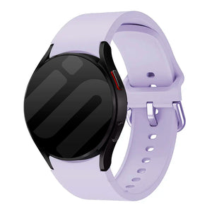galaxy watch silicone band light purple