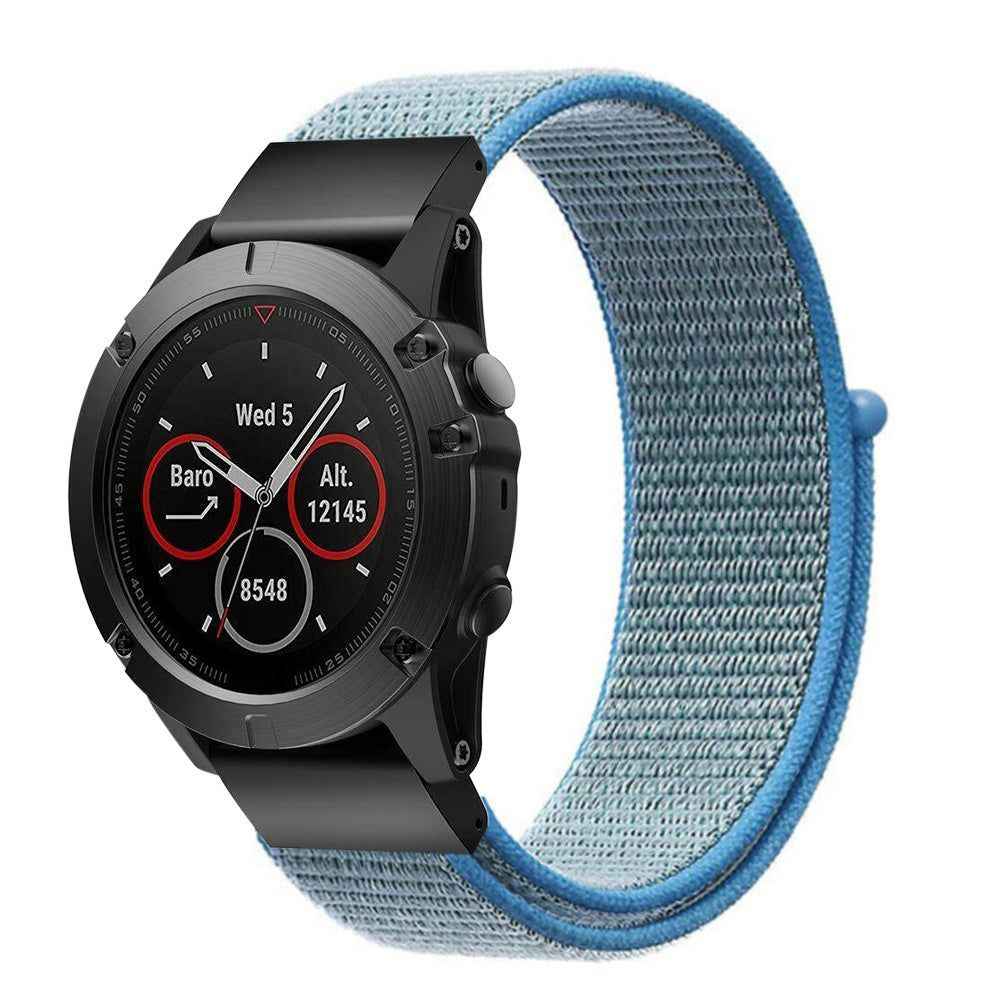 Bracelet nylon Garmin Approach S70 - 42mm (bleu foncé)