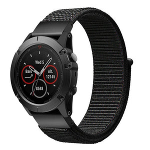 Bracelet nylon Garmin Descent Mk3(i) - 43mm (noir)