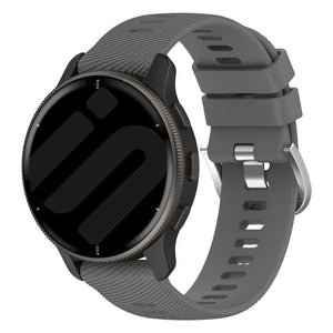 Garmin Venu 4 - 45mm Silicone Strap (Dark Grey)