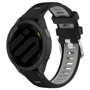 Bracelet sport avec boucle Garmin Forerunner 645  (noir/gris)