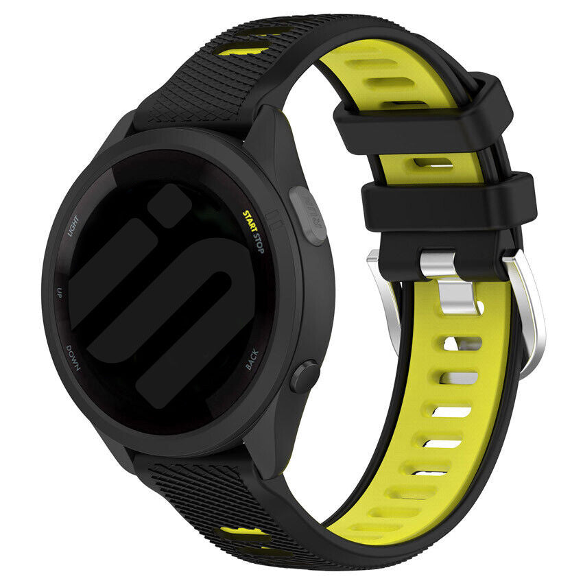 Garmin Vivomove HR Sport Strap with Buckle (Black/Yellow)