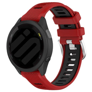 Bracelet sport á boucle Garmin Vivoactive 6 (rouge/noir)