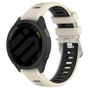 Bracelet sport avec boucle Garmin Vivomove 3 (beige/noir)