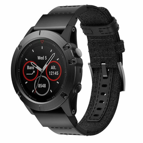 Bracelet nylon híbrida Garmin Fenix 7 (noir)