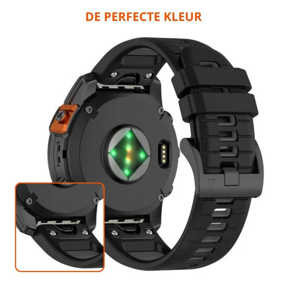 Bracelet sport avec boucle Garmin Fenix 8 Pro - 47mm (noir/gris)