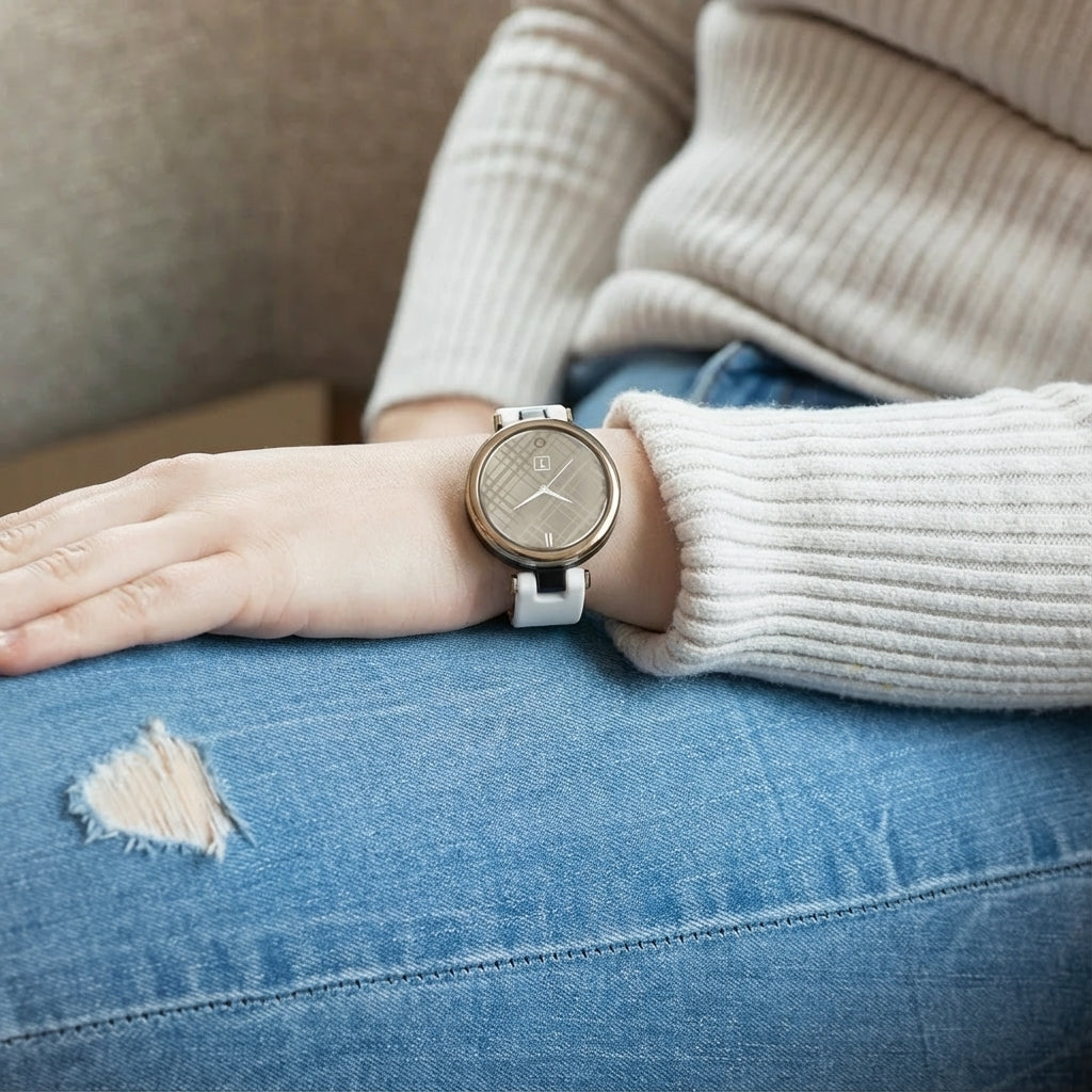 Bracelet silicone Garmin Lily (blanc)