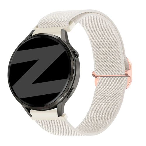 Bandz Bracelet élastique Garmin Vivoactive 4s (beige)
