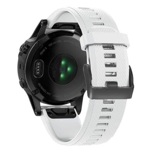 Bracelet silicone Garmin D2 Mach 1 (blanc)