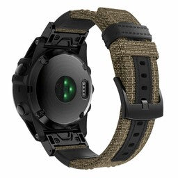 Bracelet nylon hybride Garmin Instinct E - 45mm (beige)