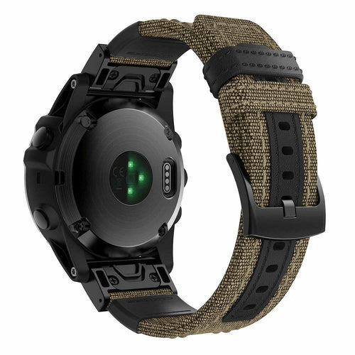 Garmin Approach S62 Nylon Hybrid Strap (beige)