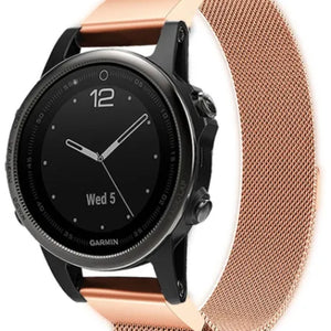 Bracelet milanais Garmin Descent Mk2S (rose or)