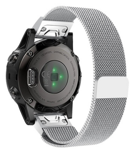 Bracelet milanais Garmin Approach S70 - 42mm (argent)
