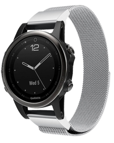 Bracelet milanais Garmin Approach S70 - 42mm (argent)