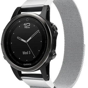 Bracelet milanais Garmin Approach S70 - 42mm (argent)