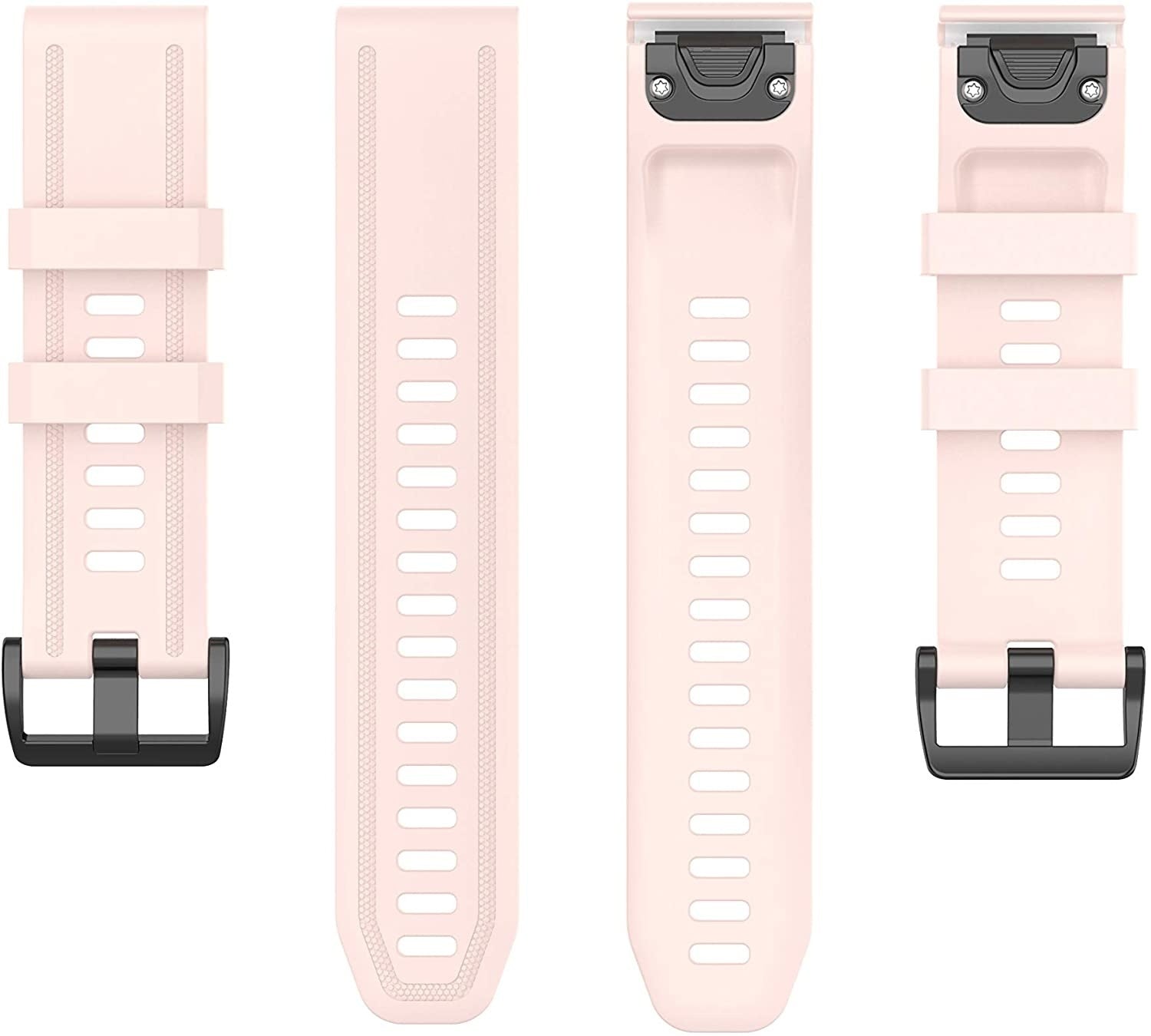 Bracelet silicone Garmin Approach S70 - 42mm (rose clair)