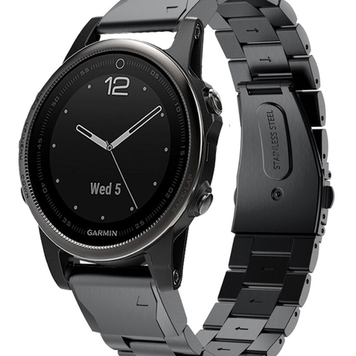 Bracelet acier Garmin Approach S70 - 42mm (noir)