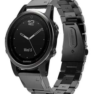 Bracelet acier Garmin Approach S70 - 42mm (noir)