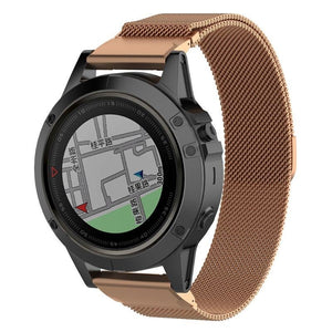 Garmin D2 Mach 2 - 51mm Milanese Strap (Rose Gold)