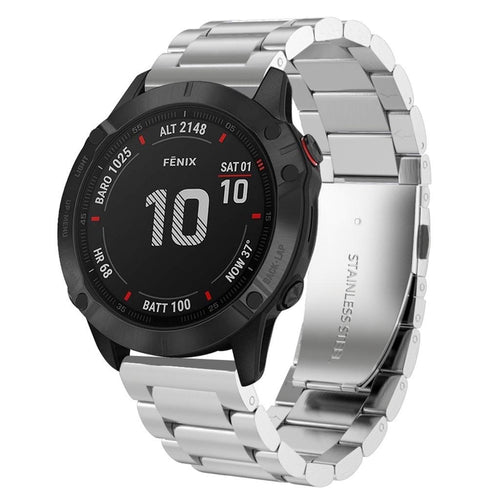 Garmin D2 Charlie Steel Strap (Silver)