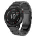 Bracelet acier Garmin Instinct 3 - 50mm (noir)