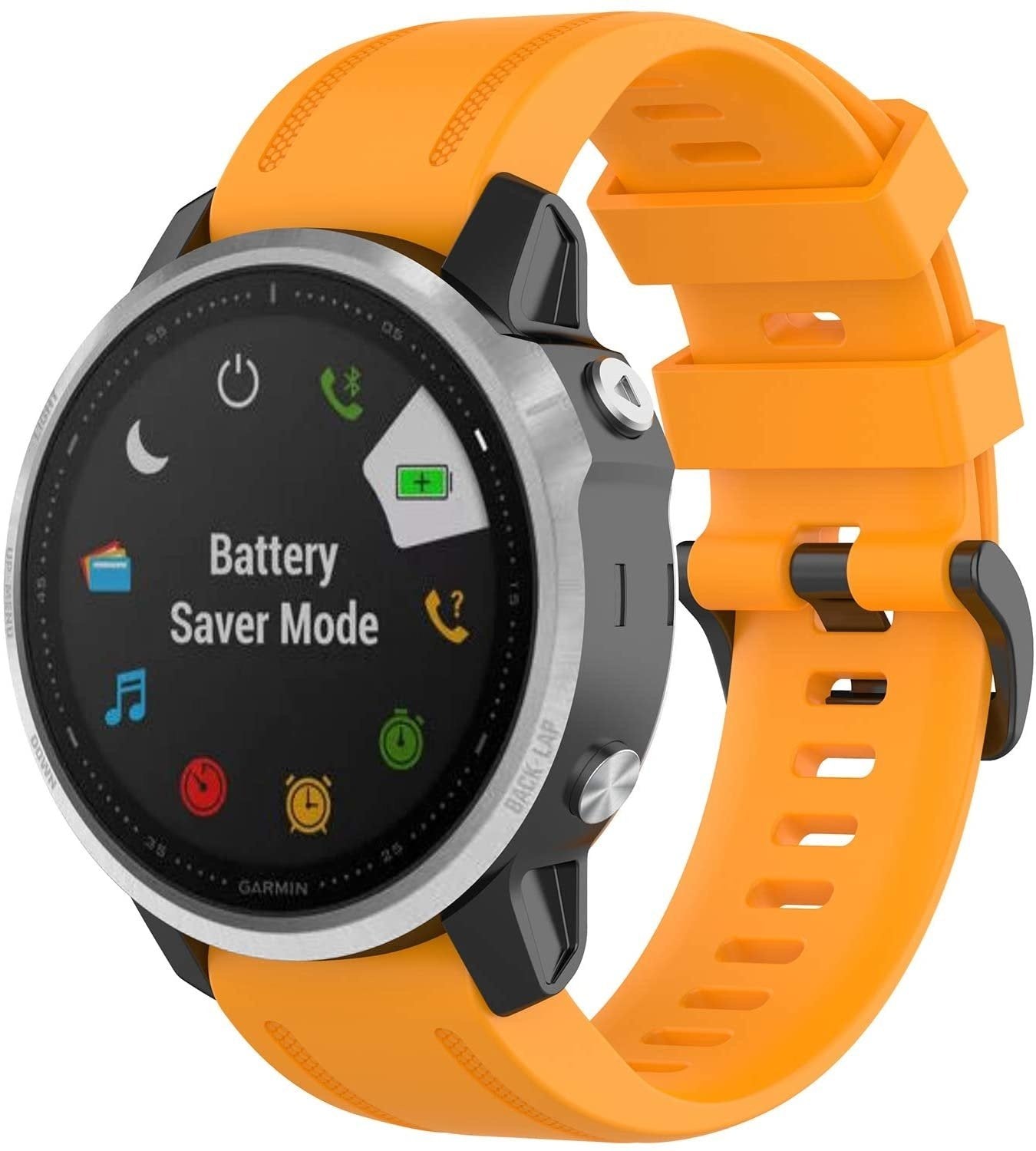 Bracelet silicone Garmin Descent Mk3(i) - 43mm (orange)