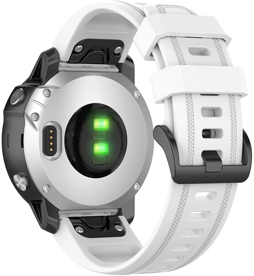 Bracelet silicone Garmin Descent Mk3(i) - 43mm (blanc)