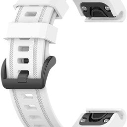 Bracelet silicone Garmin Instinct E - 40mm (blanc)
