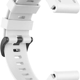Bracelet silicone Garmin Instinct E - 40mm (blanc)