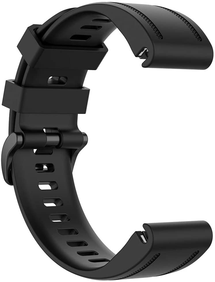 Bracelet silicone Garmin Descent Mk3(i) - 43mm (noir)